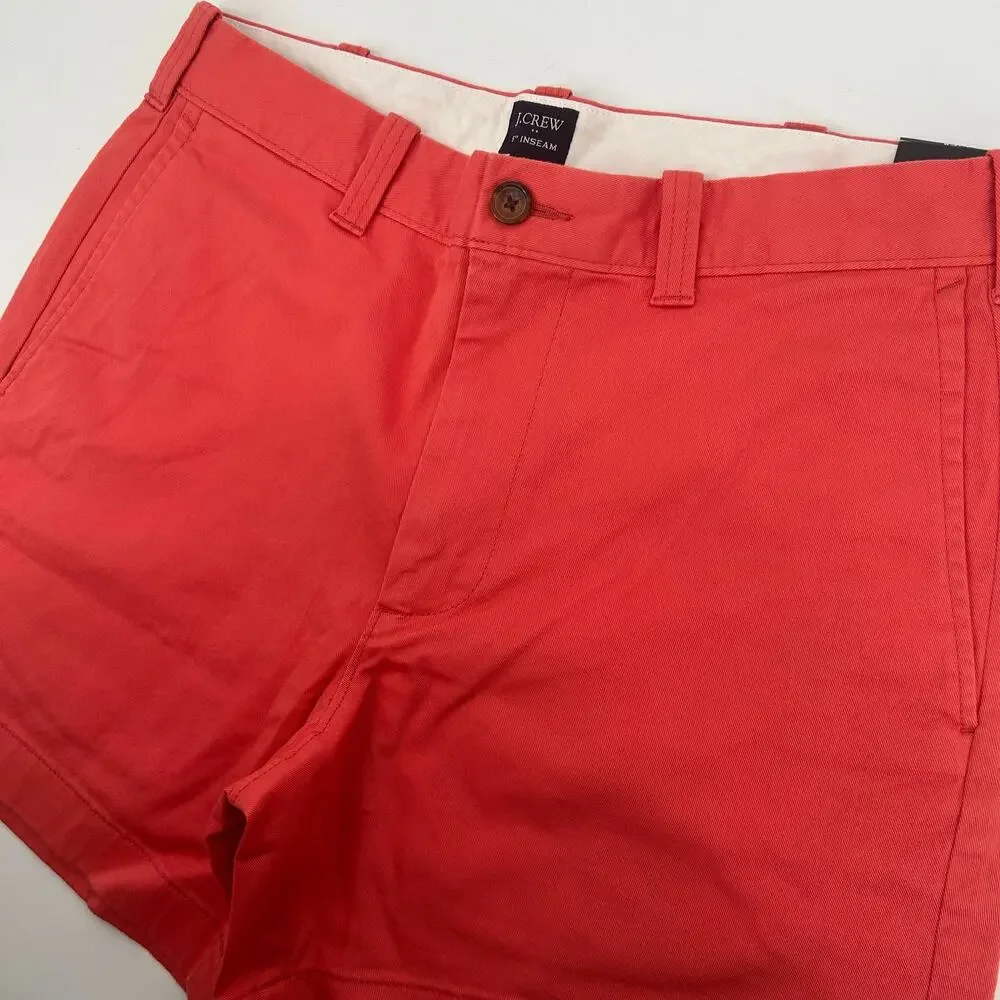 NWT Men's Bright Corral/Salmon J. Crew 5